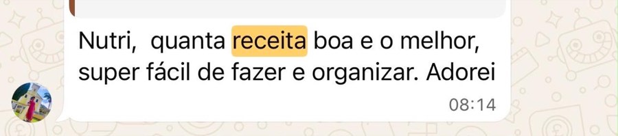 Conversa de apoio no WhatsApp