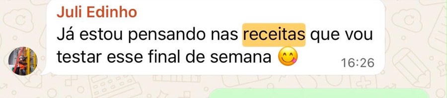 Conversa de apoio no WhatsApp